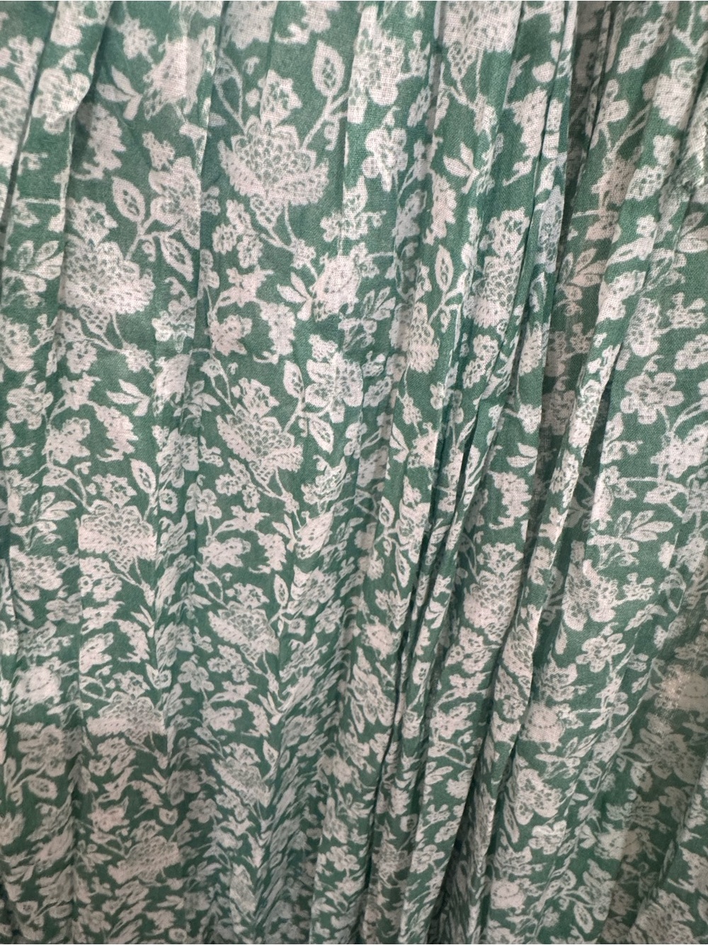 Doen green floral maxi dress - Picture 2 of 3